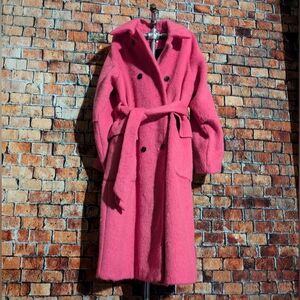 💗 Barbie Pink Fuzzy Trench